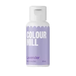 Colour Mill Barwniki Do Czekolady | Barwnik olejowy do mas tłustych fioletowy Lavender 20 ml