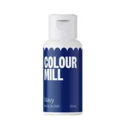 Colour Mill Barwniki Do Czekolady | Barwnik olejowy do mas tłustych granatowy Navy 20 ml