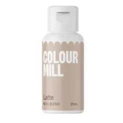 Colour Mill Barwniki Do Czekolady | Barwnik olejowy do mas tłustych kremowy Latte 20 ml