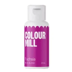 Colour Mill Barwniki Do Czekolady | Barwnik olejowy do mas tłustych różowy Fuschia 20 ml