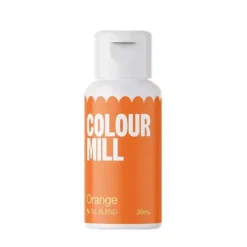 Colour Mill Barwniki Do Czekolady | Barwnik olejowy do mas tłustych pomarańczowy Orange 20 ml