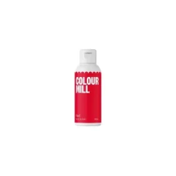 Colour Mill Barwniki Do Czekolady | Barwnik olejowy do mas tłustych czerwone Red 100 ml