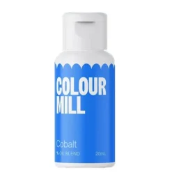 Colour Mill Barwniki Do Czekolady | Barwnik olejowy do mas tłustych niebieski Cobalt 20 ml