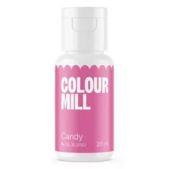 Colour Mill Barwniki Do Czekolady | Barwnik olejowy do mas tłustych różowy Candy 20 ml
