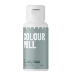 Colour Mill Barwniki Do Czekolady | Barwnik olejowy do mas tłustych zielony Eucalyptus 20 ml