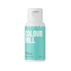 Colour Mill Barwniki Do Czekolady | Barwnik olejowy do mas tłustych zielony Tiffany 20 ml