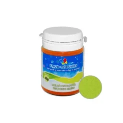 Food Colours Barwniki W Proszku | Barwnik w Proszku, Wodnorozpuszczalny, Zielony Pistacjowy, 25 g,