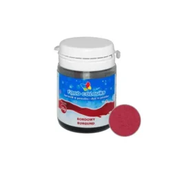 Food Colours Barwniki W Proszku | Barwnik w Proszku, Wodnorozpuszczalny, Bordowy, 25 g,