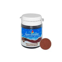 Food Colours Barwniki W Proszku | Barwnik w Proszku, Wodnorozpuszczalny, Brązowy Czekoladowy, 25 g,
