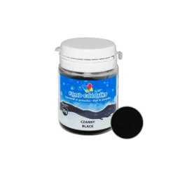 Food Colours Barwniki W Proszku | Barwnik w Proszku, Wodnorozpuszczalny, Czarny, 25 g,