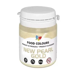 Food Colours Barwniki W Proszku | Barwnik w proszku złoty Pearl Gold 20 g