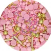 FunCakes Posypki Cukrowe | Dekoracje cukrowe Glamour Pink 180 g