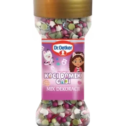 Dr. Oetker Posypki Cukrowe | Dekoracje cukrowe Koci domek Gabi 50 g
