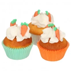 FunCakes Dekoracje Cukrowe | Dekoracje cukrowe Marchewki 16 szt. -