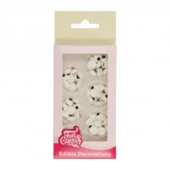 FunCakes Dekoracje Cukrowe | Dekoracje cukrowe Oczka okrągłe 64 szt.