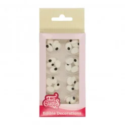 FunCakes Dekoracje Cukrowe | Dekoracje cukrowe Oczka podłużne 32 szt.