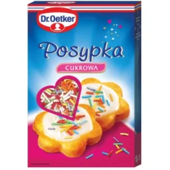 Dr. Oetker Posypki Cukrowe | Dekoracje cukrowe Posypka cukrowa 80 g -