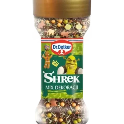 Dr. Oetker Posypki Cukrowe | Dekoracje cukrowe Shrek 52 g