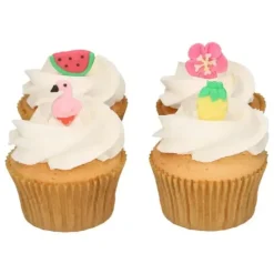 FunCakes Dekoracje Cukrowe | Dekoracje cukrowe tropikalne "Tropical" 8 szt.
