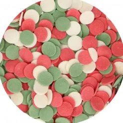 FunCakes Posypki Cukrowe | Dekoracje cukrowe Świąteczne confetti XL 55 g