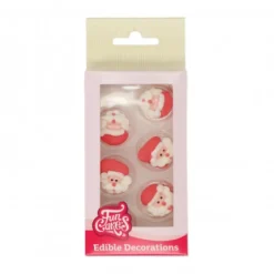 FunCakes Dekoracje Cukrowe | Dekoracje cukrowe Święty Mikołaj 12 szt.