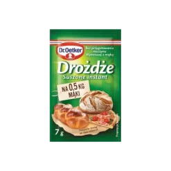 Dr. Oetker Dodatki Do Pieczenia | Drożdże suszone instant 7 g