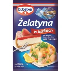 Dr. Oetker Dodatki Żelujące | Żelatyna w listkach