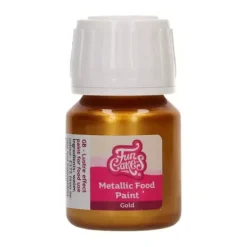 FunCakes Farby Spożywcze | Farbka jadalna złota Gold 30 ml