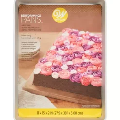 Wilton Formy Prostokątne|Blachy Do Pieczenia | Forma do pieczenia (28 x 38 cm) Performance -