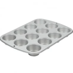 Wilton Formy Do Babeczek | Forma metalowa do muffinów (12 gniazd) Recipe Right -