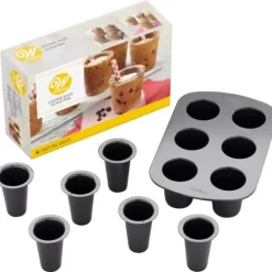 Wilton Formy Inne Kształty | Forma metalowa do pieczenia ciasteczkowych shotów -