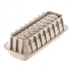 Silikomart Formy Silikonowe | Forma silikonowa do ciasta, 3D BUCHE QUENELLE – 243 x 90 mm –