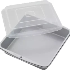 Wilton Formy Do Brownie | Forma z pokrywą do pieczenia brownie 22,5 x 22,5 cm,