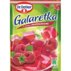 Dr. Oetker Desery W Proszku | Galaretka o smaku malinowym