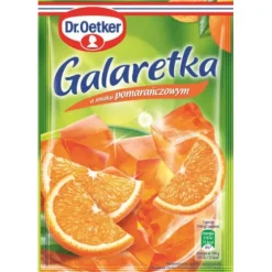 Dr. Oetker Desery W Proszku | Galaretka o smaku pomarańczowym