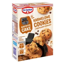 Dr. Oetker Ciasta W Proszku | Karmelowe Cookies z kropelkami czekolady Airfryer Cakes
