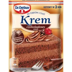 Dr. Oetker Kremy I Masy Śmietanowe | Krem do tortów i ciast smak czekoladowy