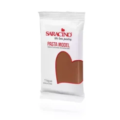 Saracino Masy Cukrowe | Masa cukrowa do modelowania, brązowa, 250 g -