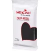 Saracino Masy Cukrowe | Masa cukrowa do modelowania, czarna, 1 kg -
