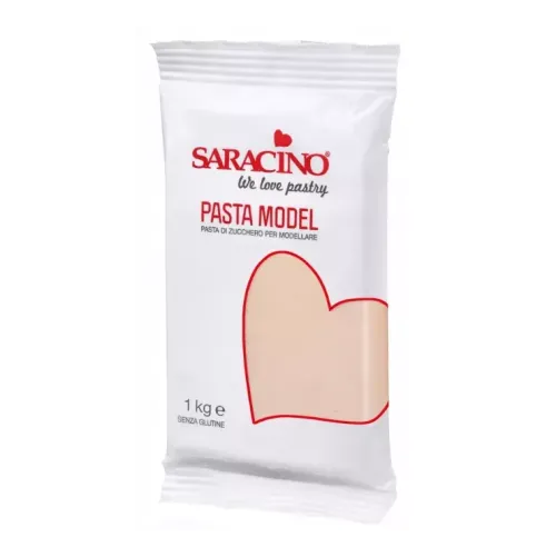 Saracino Masy Cukrowe | Masa cukrowa do modelowania, cielista, 1 kg -