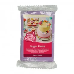 FunCakes Masy Cukrowe | Masa cukrowa fioletowa "Fancy Violet", 250 g -