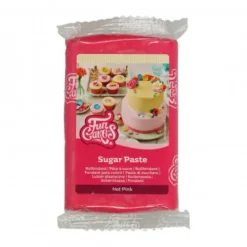 FunCakes Masy Cukrowe | Masa cukrowa mocny różowy "Hot Pink", 250 g -