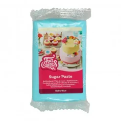 FunCakes Masy Cukrowe | Masa cukrowa niebieski "Baby blue", 250 g -