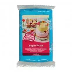 FunCakes Masy Cukrowe | Masa cukrowa niebieski "Sea Blue", 250 g -