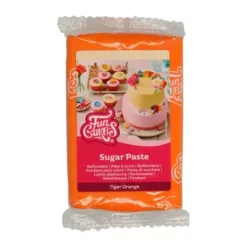 FunCakes Masy Cukrowe | Masa cukrowa pomarańczowa 250 g -