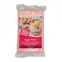 FunCakes Masy Cukrowe | Masa cukrowa różowa "Sweet Pink" 250 g -