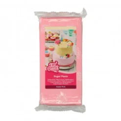 FunCakes Masy Cukrowe | Masa cukrowa różowa "Sweet Pink" 1 kg -