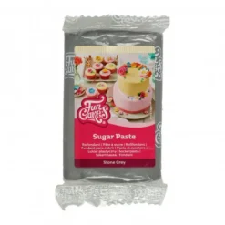 FunCakes Masy Cukrowe | Masa cukrowa szara "Stone grey", 250 g -