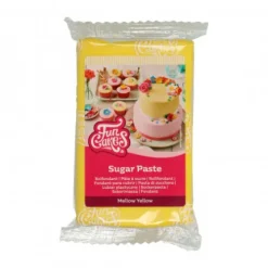 FunCakes Masy Cukrowe | Masa cukrowa żółta "Mellow Yellow", 250 g -