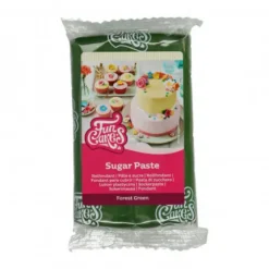 FunCakes Masy Cukrowe | Masa cukrowa zielony "Forest Green" 250 g -